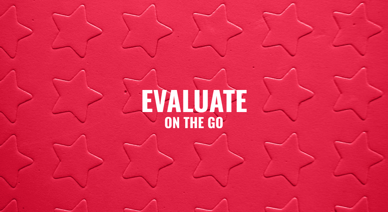 HireVue Pro candidate evaluation screens on iPhone