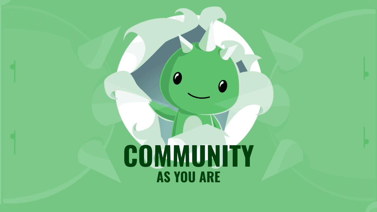 Imzy community app screens